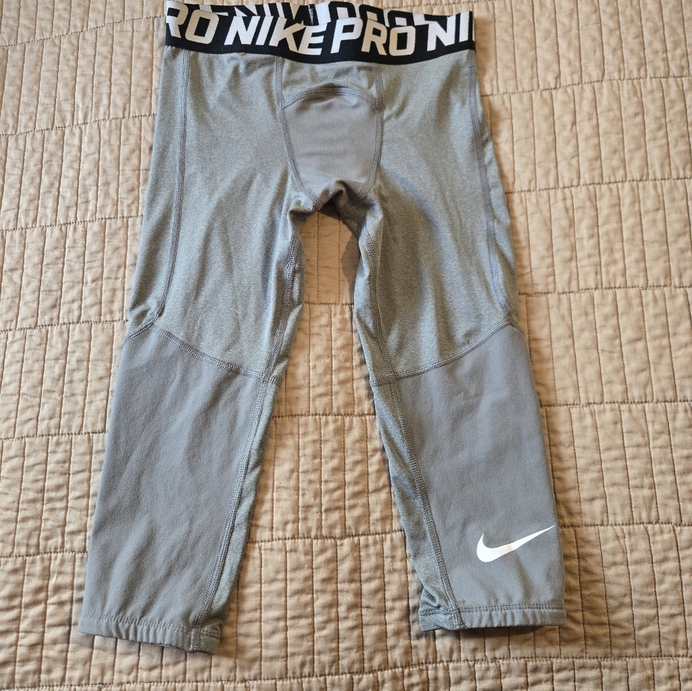 Nike Kids Pro Gray Leggings